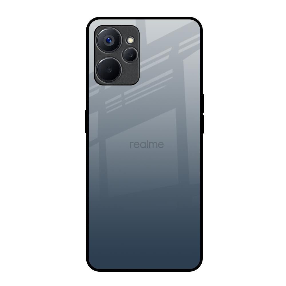 Smokey Grey Color Realme 9i 5G Glass Back Cover Online