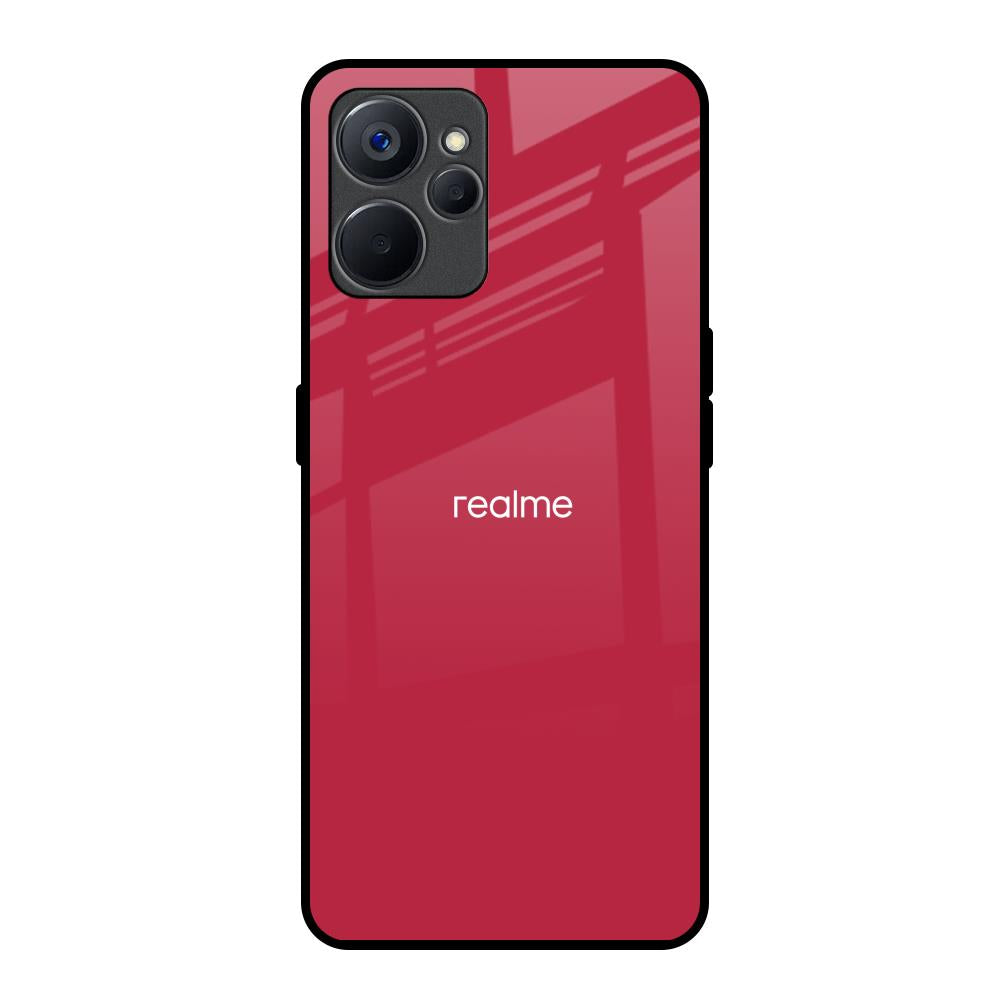 Solo Maroon Realme 9i 5G Glass Back Cover Online