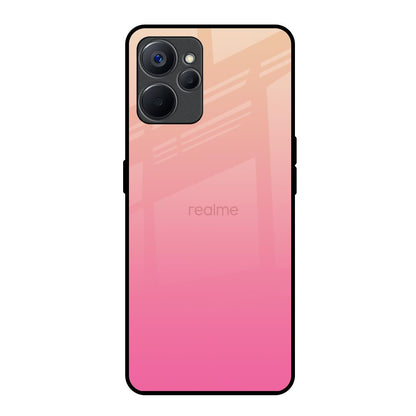 Pastel Pink Gradient Realme 9i 5G Glass Back Cover Online
