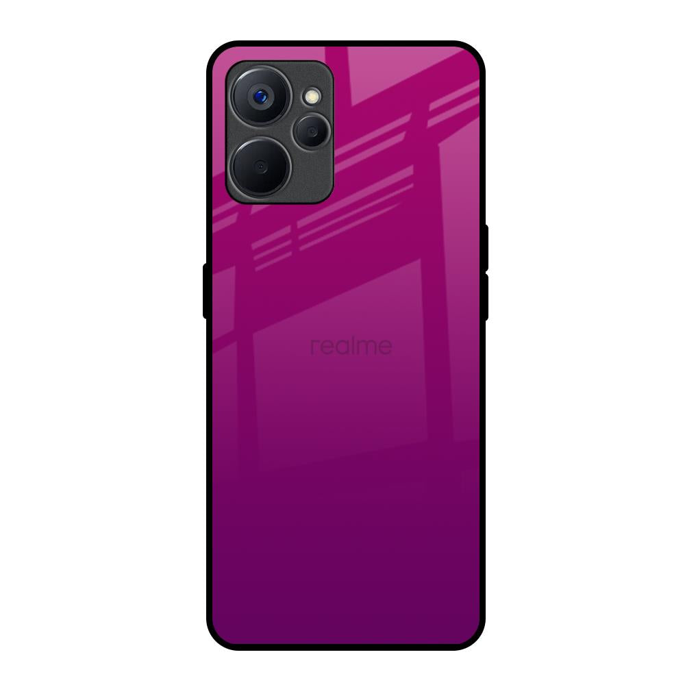 Magenta Gradient Realme 9i 5G Glass Back Cover Online