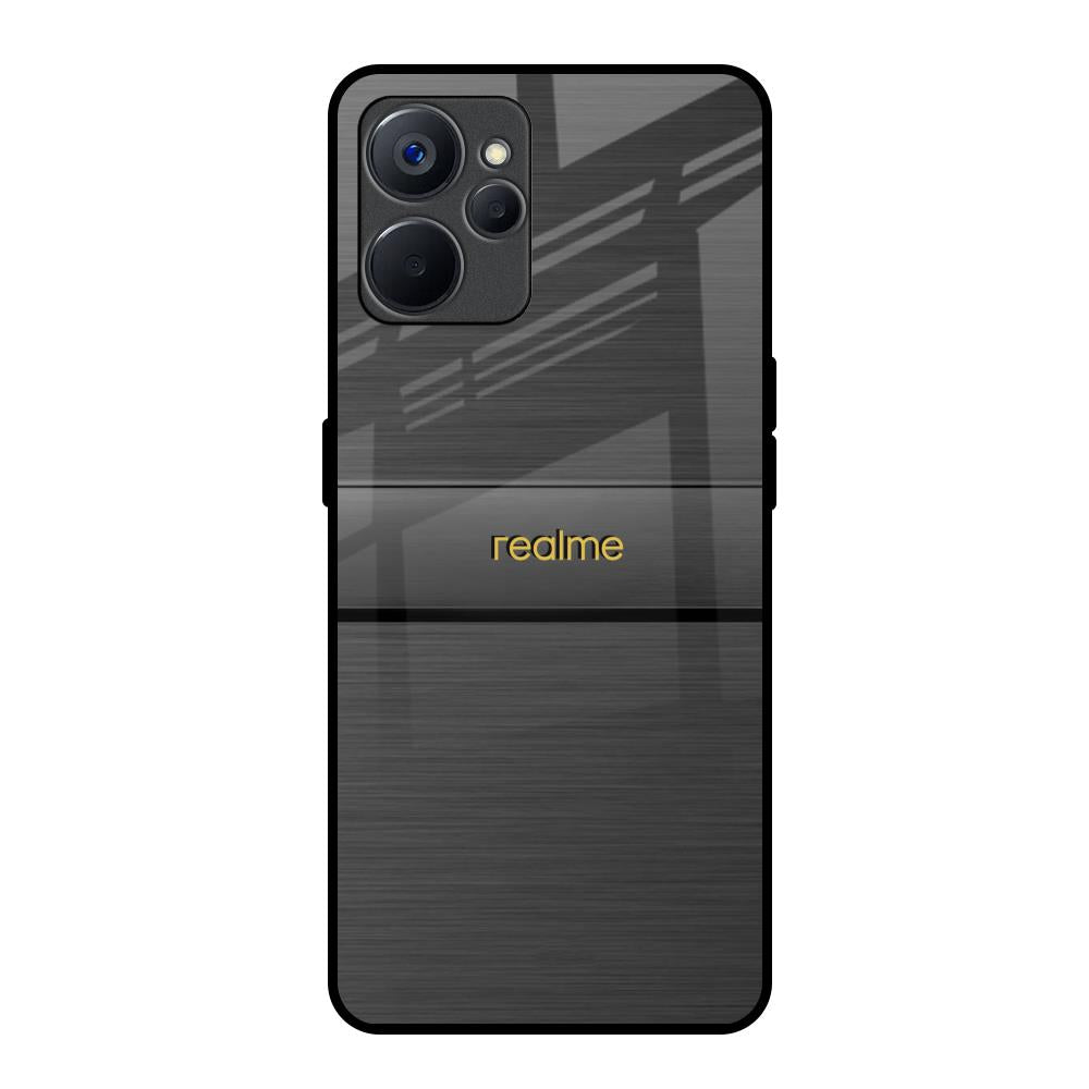Grey Metallic Glass Realme 9i 5G Glass Back Cover Online