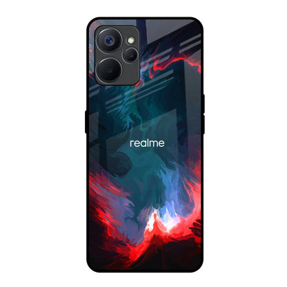 Brush Art Realme 9i 5G Glass Back Cover Online