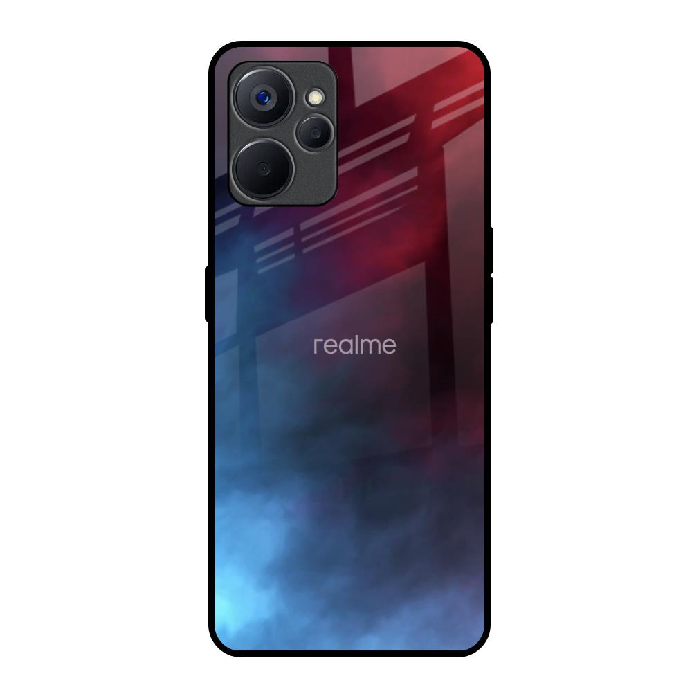 Smokey Watercolor Realme 9i 5G Glass Back Cover Online