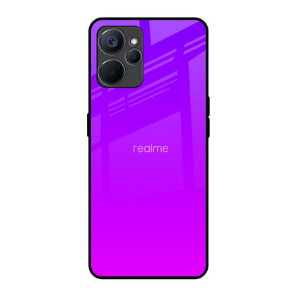 Purple Pink Realme 9i 5G Glass Back Cover Online
