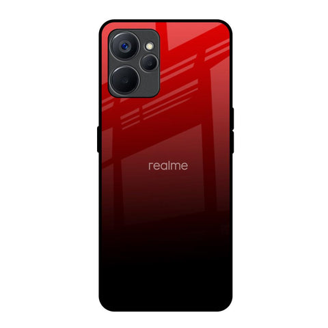 Maroon Faded Realme 9i 5G Glass Back Cover Online