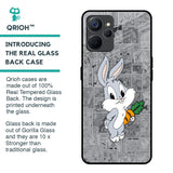 Cute Baby Bunny Glass Case for Realme 9i 5G