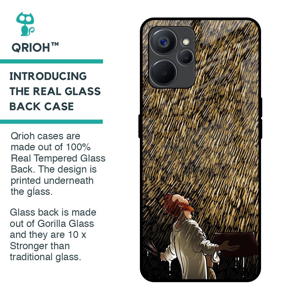 Rain Festival Glass Case for Realme 9i 5G