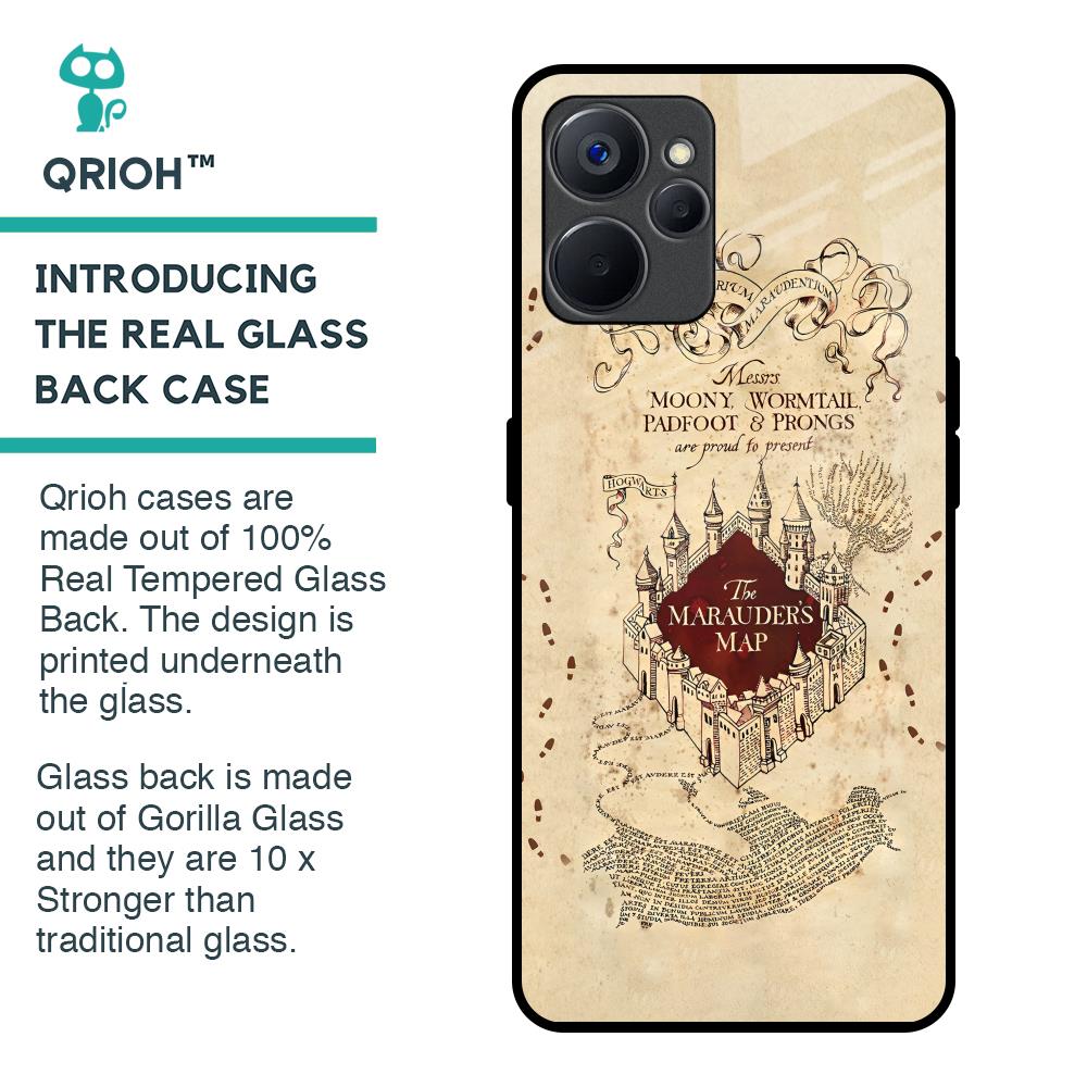 Magical Map Glass Case for Realme 9i 5G