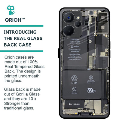 Skeleton Inside Glass Case for Realme 9i 5G