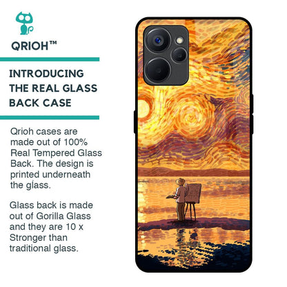 Sunset Vincent Glass Case for Realme 9i 5G