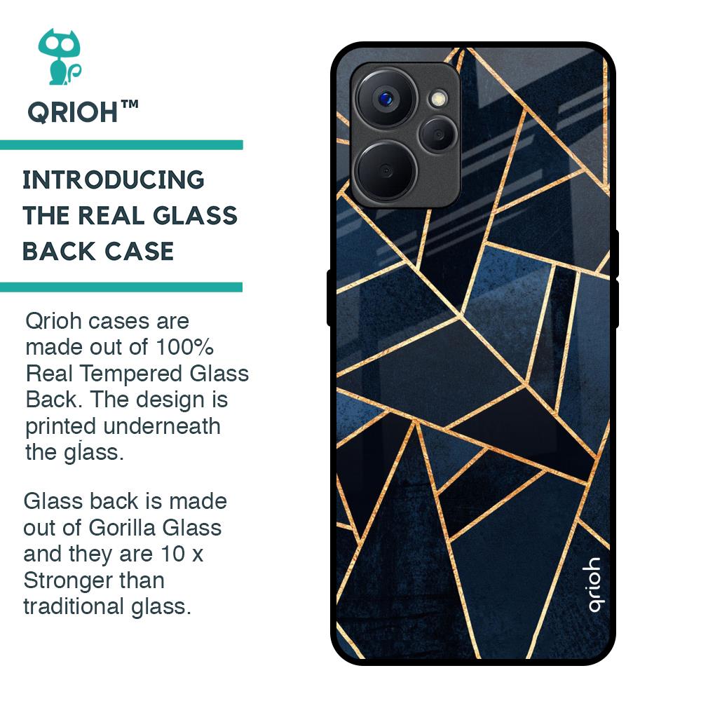 Abstract Tiles Glass Case for Realme 9i 5G