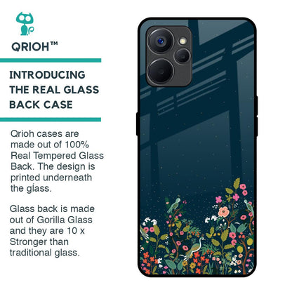 Small Garden Glass Case For Realme 9i 5G