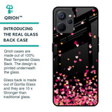 Heart Rain Fall Glass Case For Realme 9i 5G