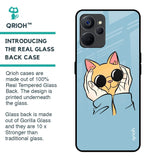 Adorable Cute Kitty Glass Case For Realme 9i 5G