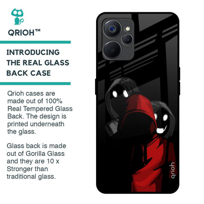 Shadow Character Glass Case for Realme 9i 5G