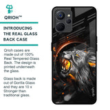 Aggressive Lion Glass Case for Realme 9i 5G