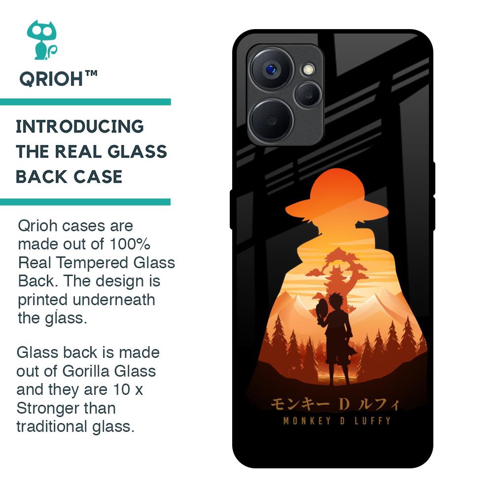 Luffy One Piece Glass Case for Realme 9i 5G