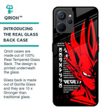 Red Vegeta Glass Case for Realme 9i 5G