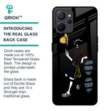 Luffy Line Art Glass Case for Realme 9i 5G