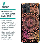 Floral Mandala Glass Case for Realme 9i 5G