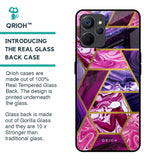Electroplated Geometric Marble Glass Case for Realme 9i 5G