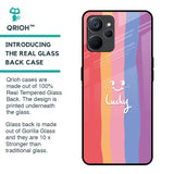 Lucky Abstract Glass Case for Realme 9i 5G