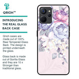 Elegant Floral Glass Case for Realme 9i 5G