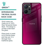 Pink Burst Glass Case for Realme 9i 5G