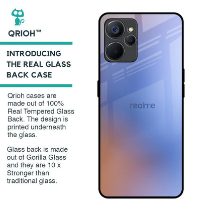 Blue Aura Glass Case for Realme 9i 5G