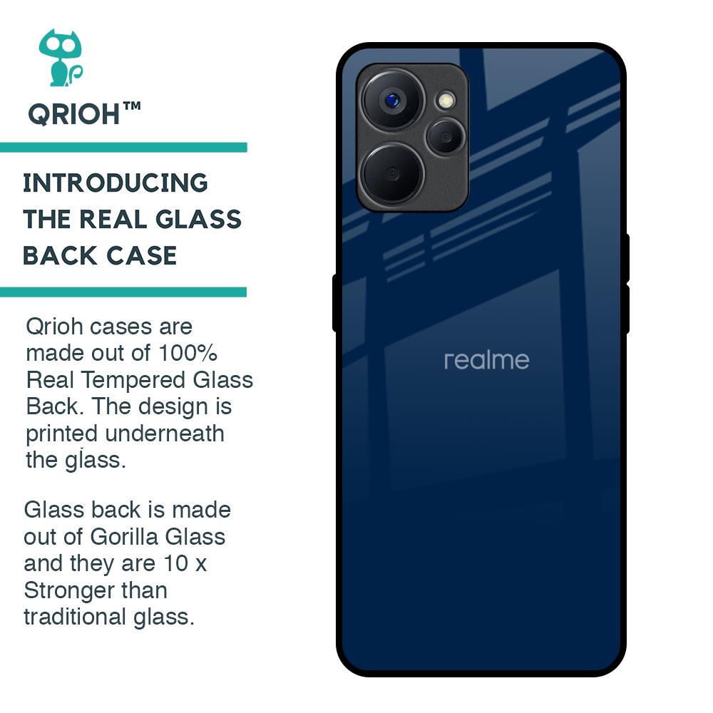 Royal Navy Glass Case for Realme 9i 5G