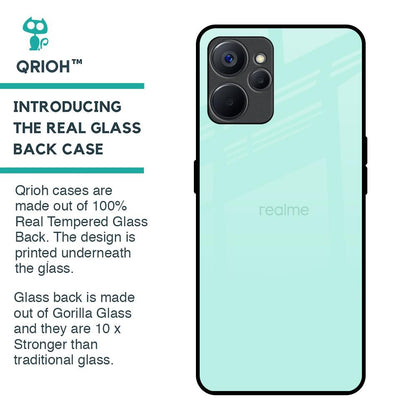 Teal Glass Case for Realme 9i 5G