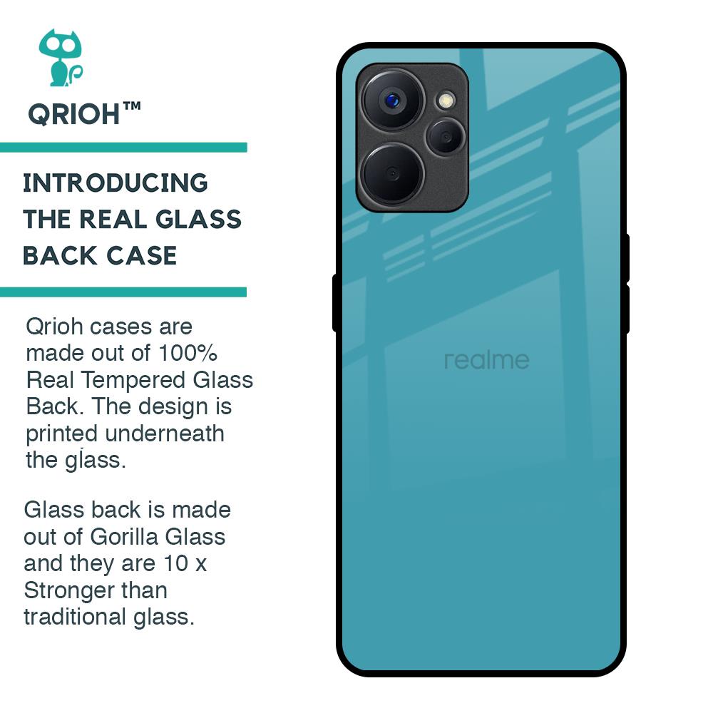Oceanic Turquiose Glass Case for Realme 9i 5G