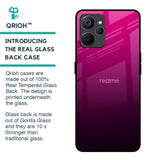 Purple Ombre Pattern Glass Case for Realme 9i 5G