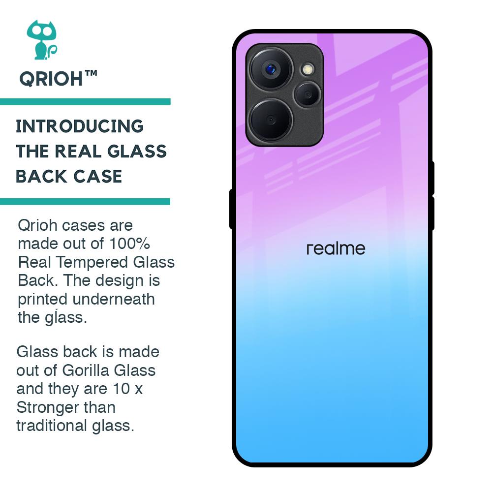 Unicorn Pattern Glass Case for Realme 9i 5G