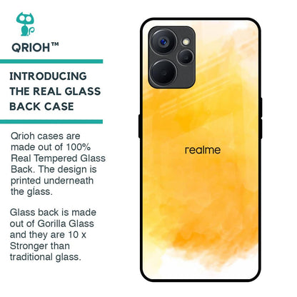 Rustic Orange Glass Case for Realme 9i 5G