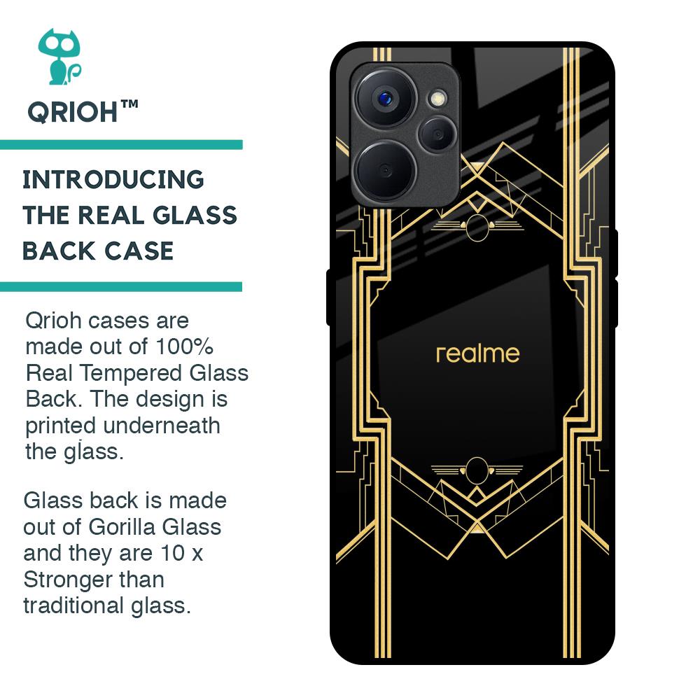 Sacred Logo Glass Case for Realme 9i 5G