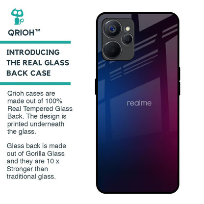 Mix Gradient Shade Glass Case For Realme 9i 5G