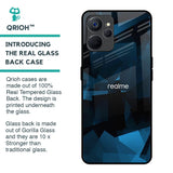 Polygonal Blue Box Glass Case For Realme 9i 5G