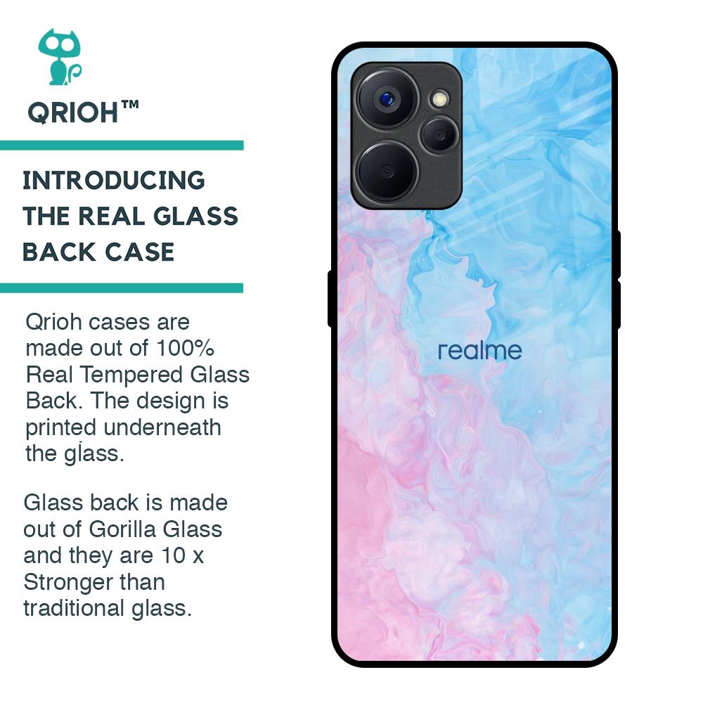 Mixed Watercolor Glass Case for Realme 9i 5G