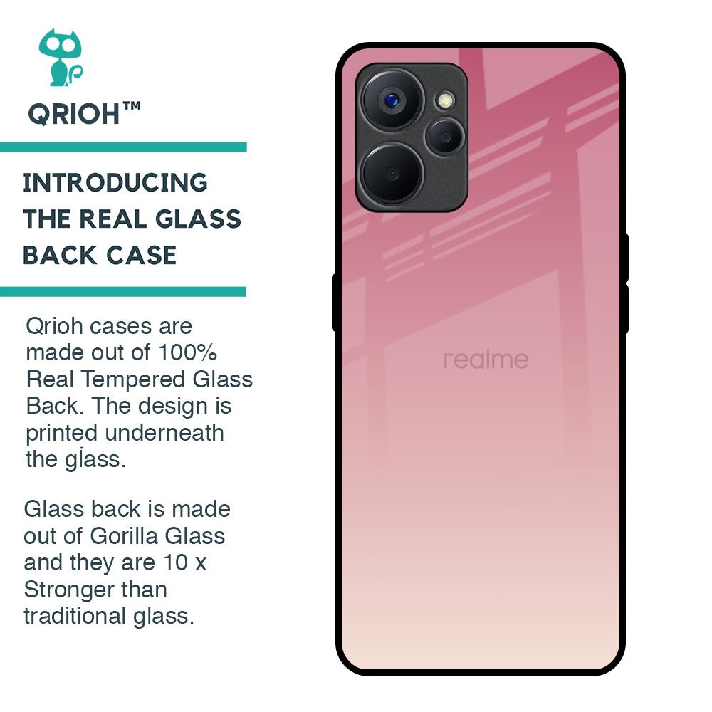 Blooming Pink Glass Case for Realme 9i 5G