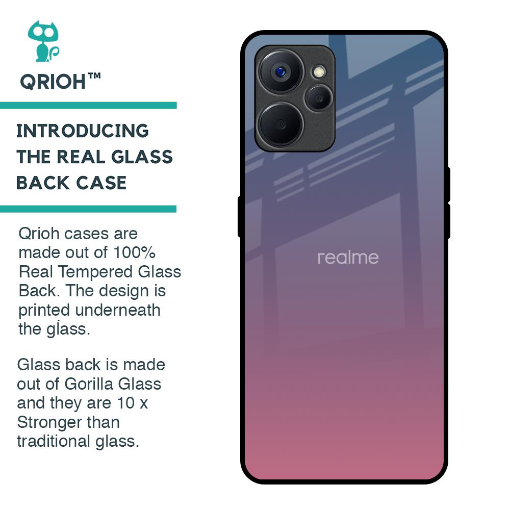 Pastel Gradient Glass Case for Realme 9i 5G