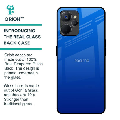 Egyptian Blue Glass Case for Realme 9i 5G