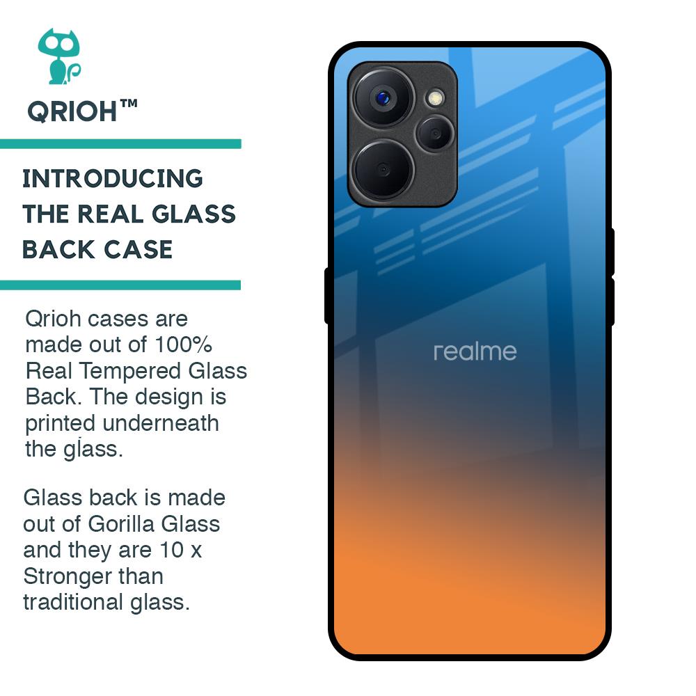 Sunset Of Ocean Glass Case for Realme 9i 5G