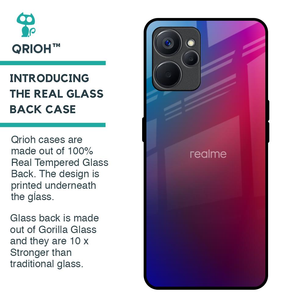Magical Color Shade Glass Case for Realme 9i 5G