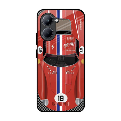 Racing Vintage Realme C33 Glass Back Cover Online