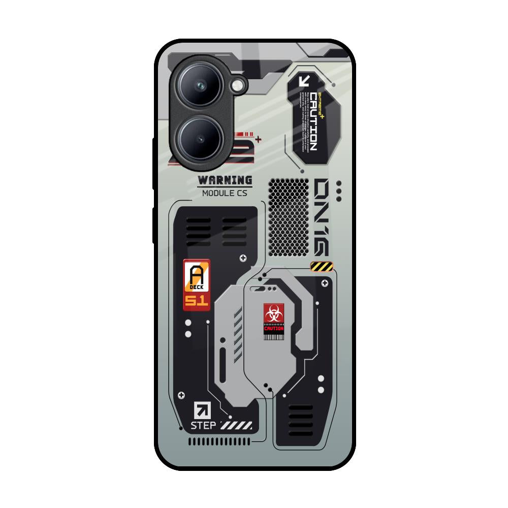 Techno Vibes Realme C33 Glass Back Cover Online