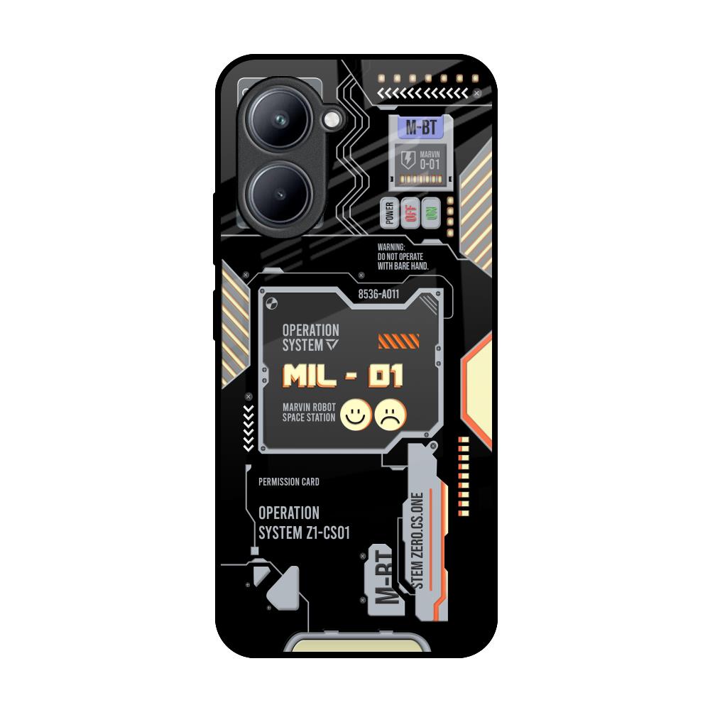 Exposed Parts Realme C33 Glass Back Cover Online