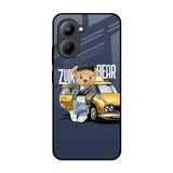 Adventurous Bear Realme C33 Glass Back Cover Online