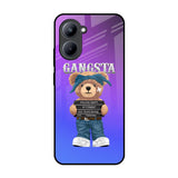 Gangsta Bear Realme C33 Glass Back Cover Online