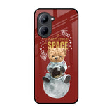 Astronaut Bear Realme C33 Glass Back Cover Online